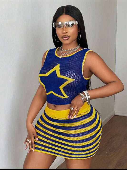 5star skirt set